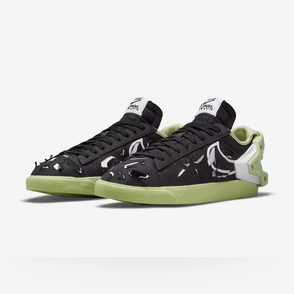 Nike Other - NEW Nike Acronym X Blazer Low Black Olive Aura & Accessories